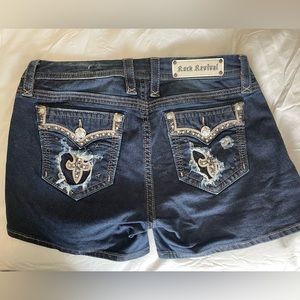 Rock Revival denim shorts. Size 32. Like new!